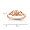 Gold Polished Flower Rings