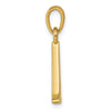 14K Letter A Initial Pendant