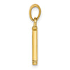 14K Letter B Initial Pendant
