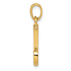 14K Polished Letter J Pendant