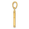 14K Polished Letter T Pendant