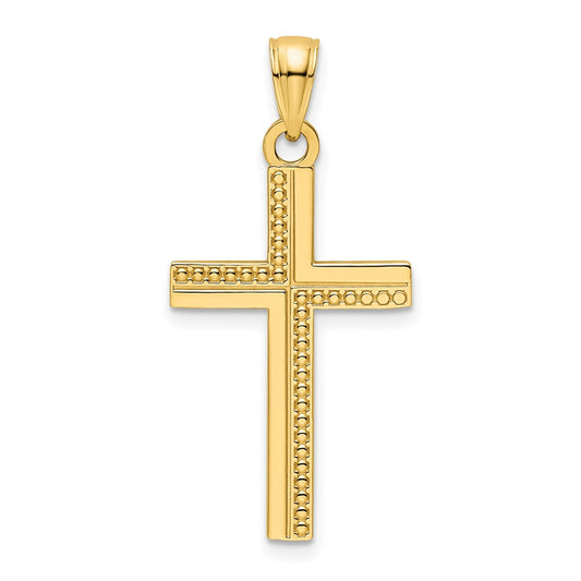 Gold Latin Cross Pendant