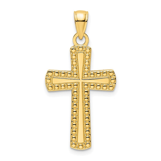 Gold Latin Cross Pendant
