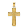 Gold Latin Cross Pendant