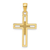 Gold Latin Cross Pendant
