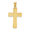 Gold Latin Cross Pendant