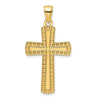 Gold Latin Cross Pendant