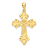 14k Polished Cross Pendant