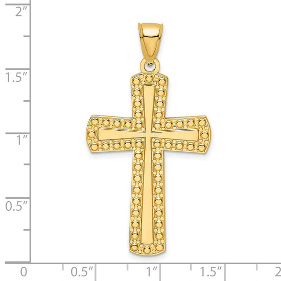 Gold Latin Cross Pendant