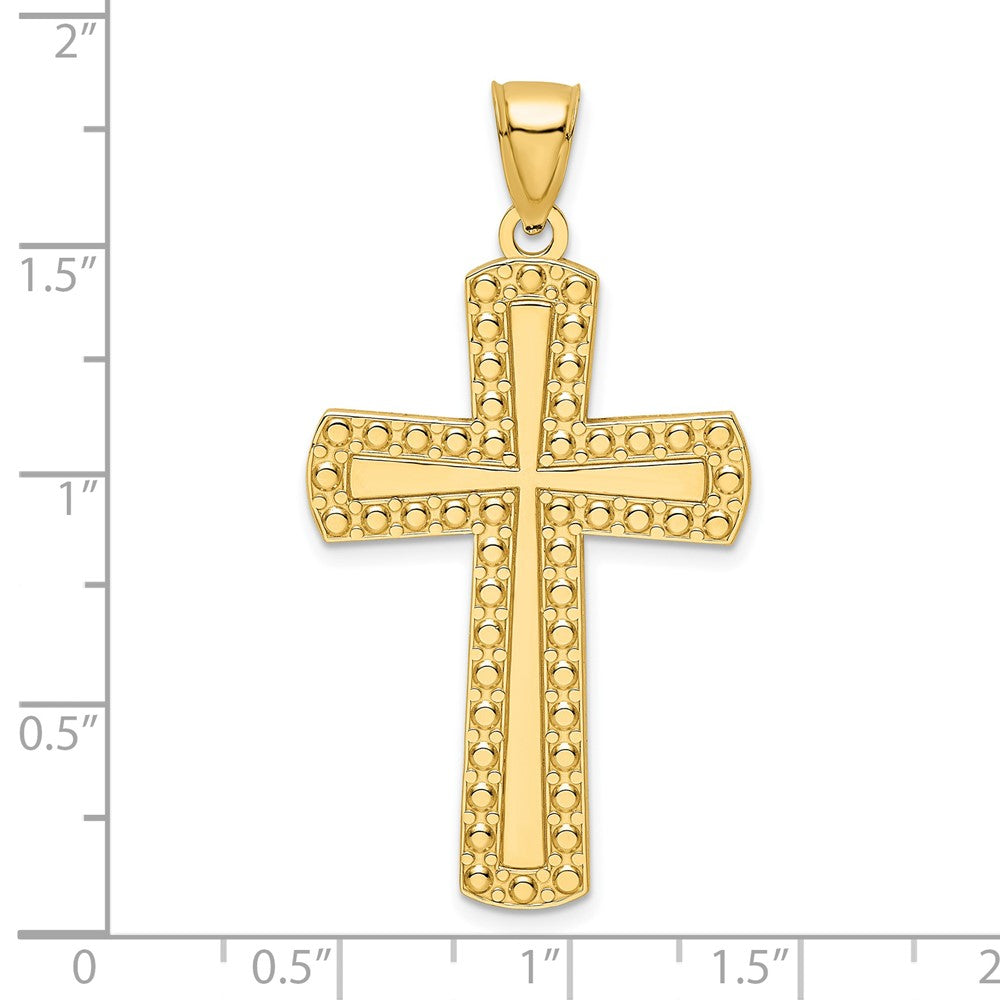 Gold Latin Cross Pendant