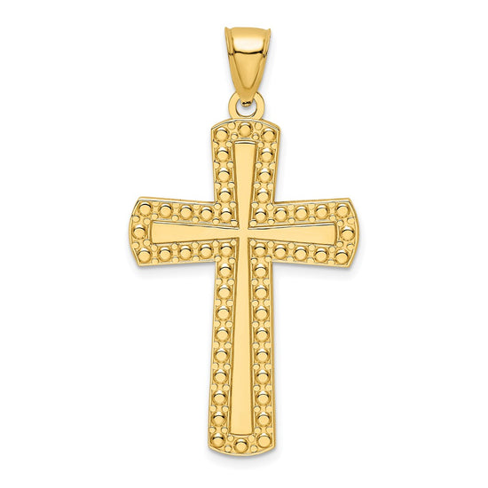 Gold Latin Cross Pendant