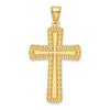 Gold Latin Cross Pendant