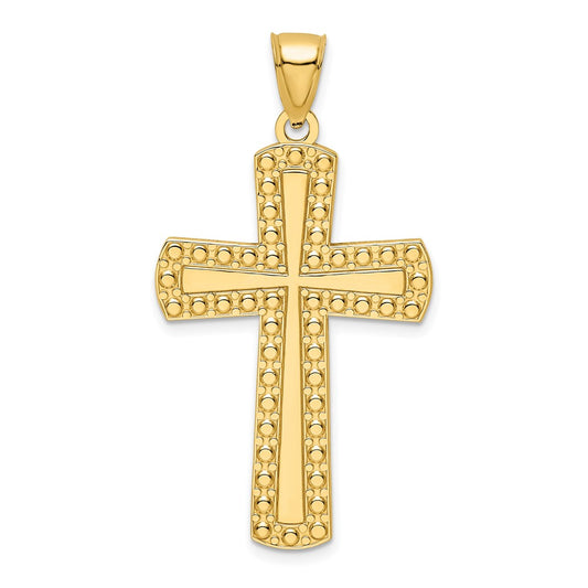 Gold Latin Cross Pendant