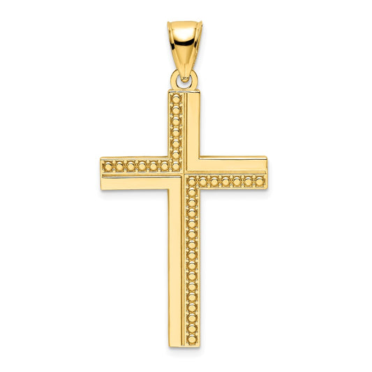 Gold Latin Cross Pendant