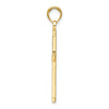 Gold Beaded Latin Cross Pendant