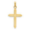Gold Beaded Latin Cross Pendant