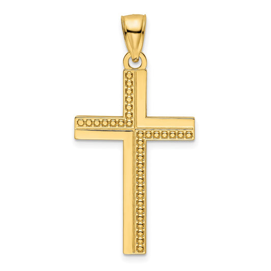 Gold Latin Cross Pendant
