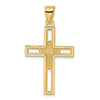 Gold Latin Cross Pendant