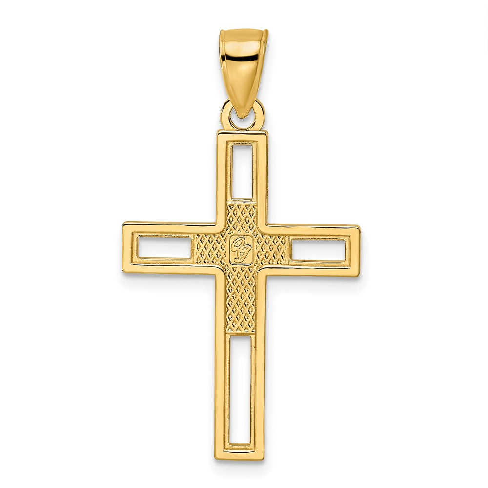 Gold Latin Cross Pendant