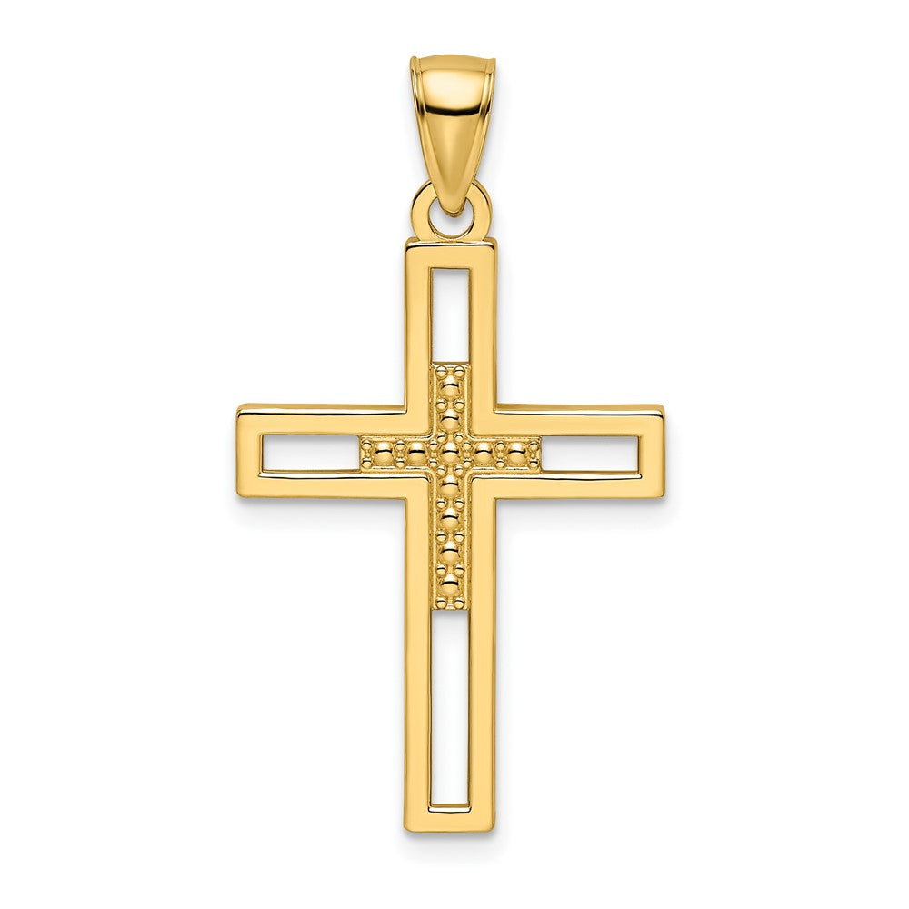Gold Latin Cross Pendant