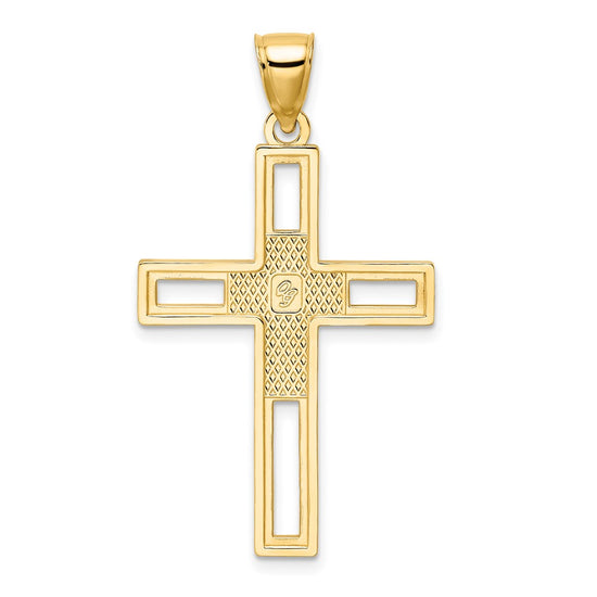 Gold Latin Cross Pendant