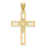 Gold Latin Cross Pendant