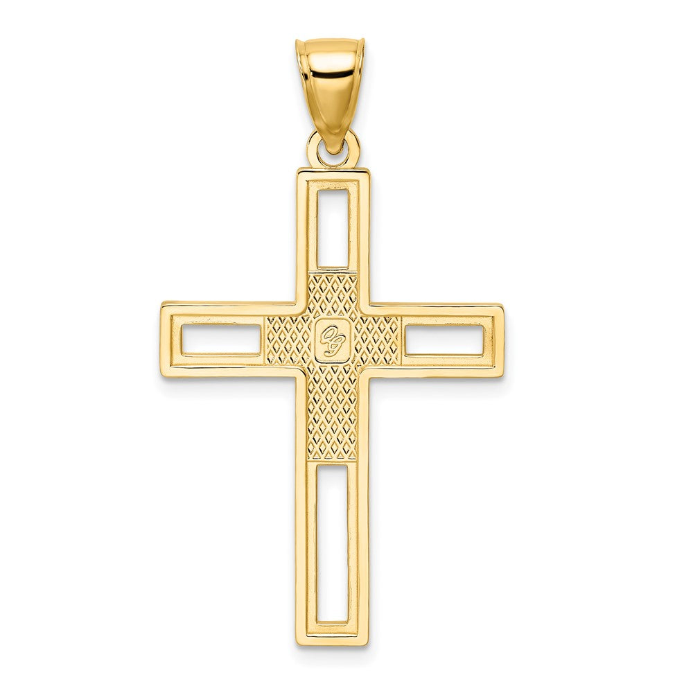 Gold Latin Cross Pendant