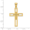 Gold Latin Cross Pendant