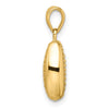 14k Polished 3-D Cowrie Shell Pendant