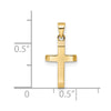 Gold Latin Cross Pendant