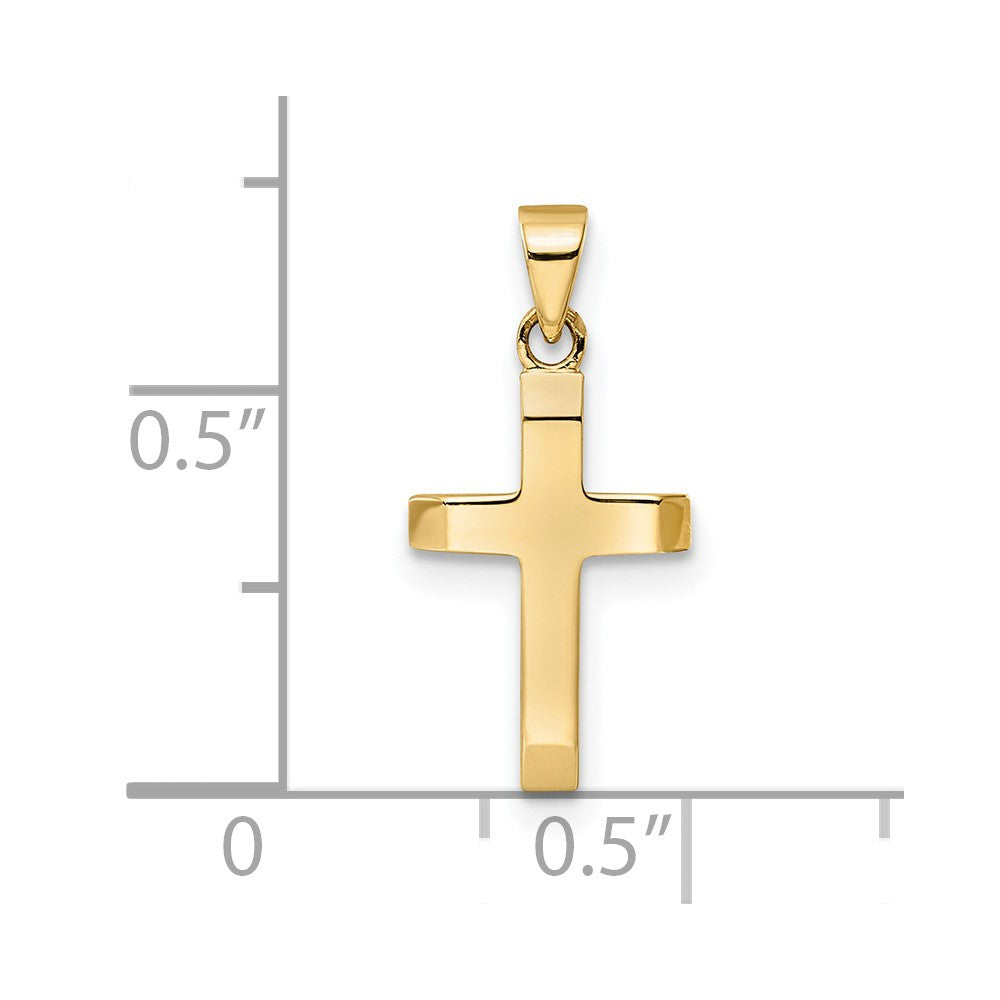 Gold Latin Cross Pendant