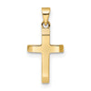 Gold Latin Cross Pendant