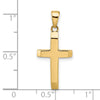 Gold Latin Cross Pendant
