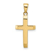 Gold Latin Cross Pendant