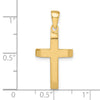 Gold Latin Cross Pendant