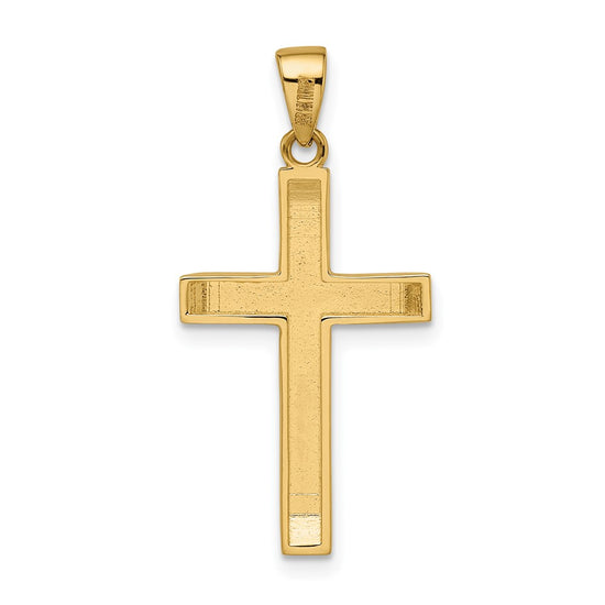 Gold Latin Cross Pendant