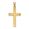 Gold Latin Cross Pendant