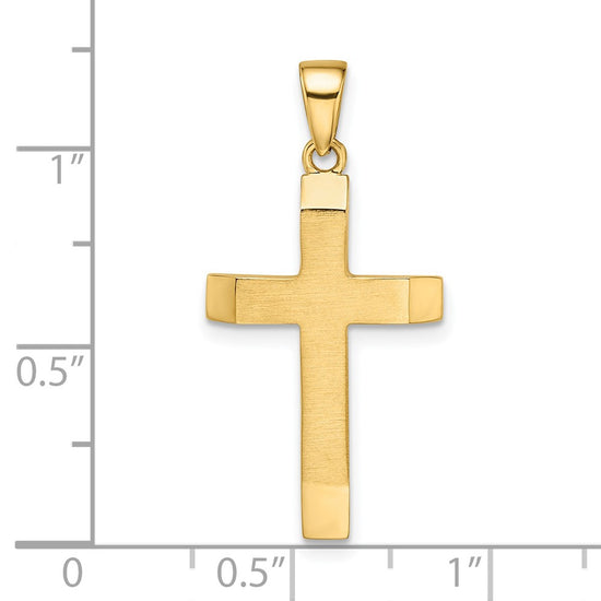 Gold Latin Cross Pendant