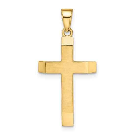 Gold Latin Cross Pendant