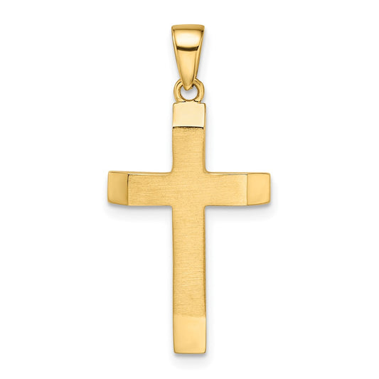 Gold Latin Cross Pendant
