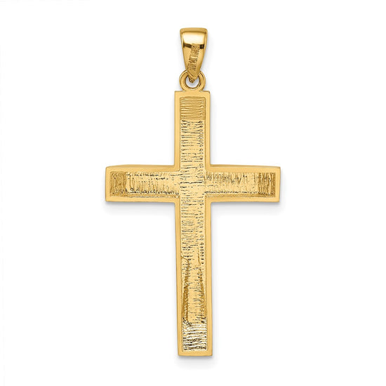 Gold Latin Cross Pendant