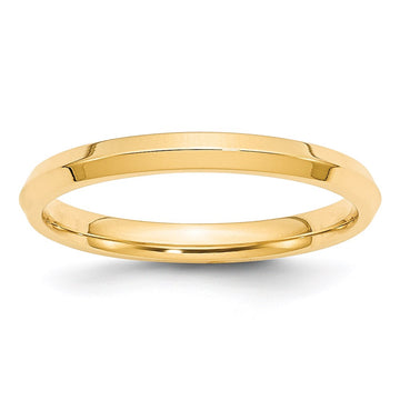 Knife Edge Comfort Fit Band — 2.5 mm
