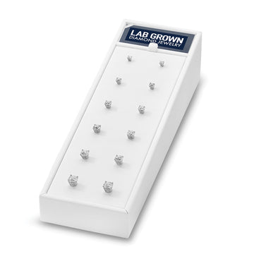 14K Lab Grown Studs Plus Display Kit