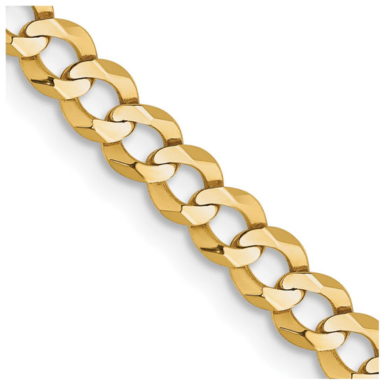 Gold (10K & 14K) Lightweight Flat Cuban Chain