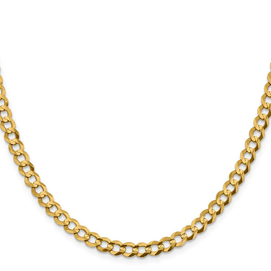 Gold (10K & 14K) Lightweight Flat Cuban Chain