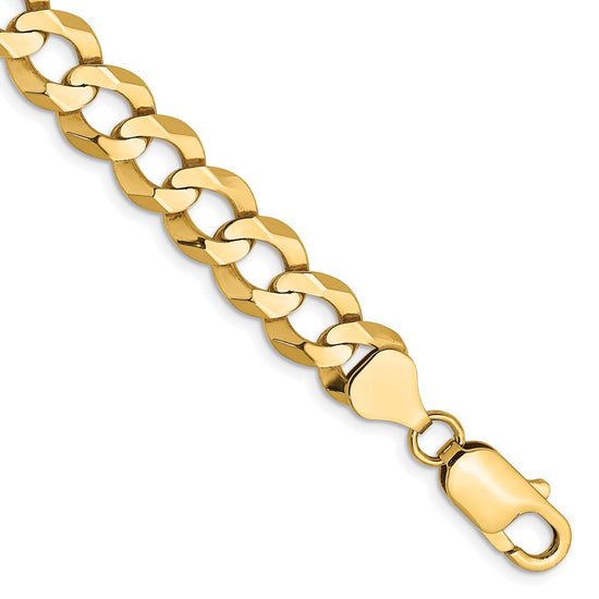 Gold (10K & 14K) Lightweight Flat Cuban Chain