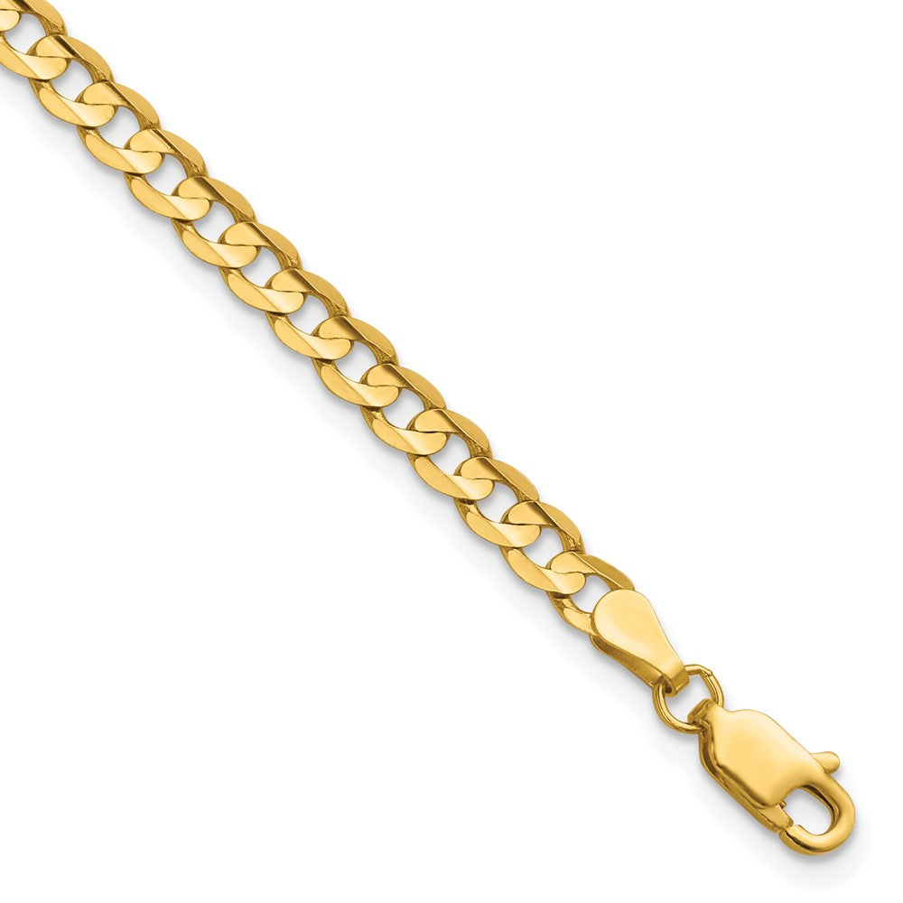 Gold (10K & 14K) Open Concave Curb Chain
