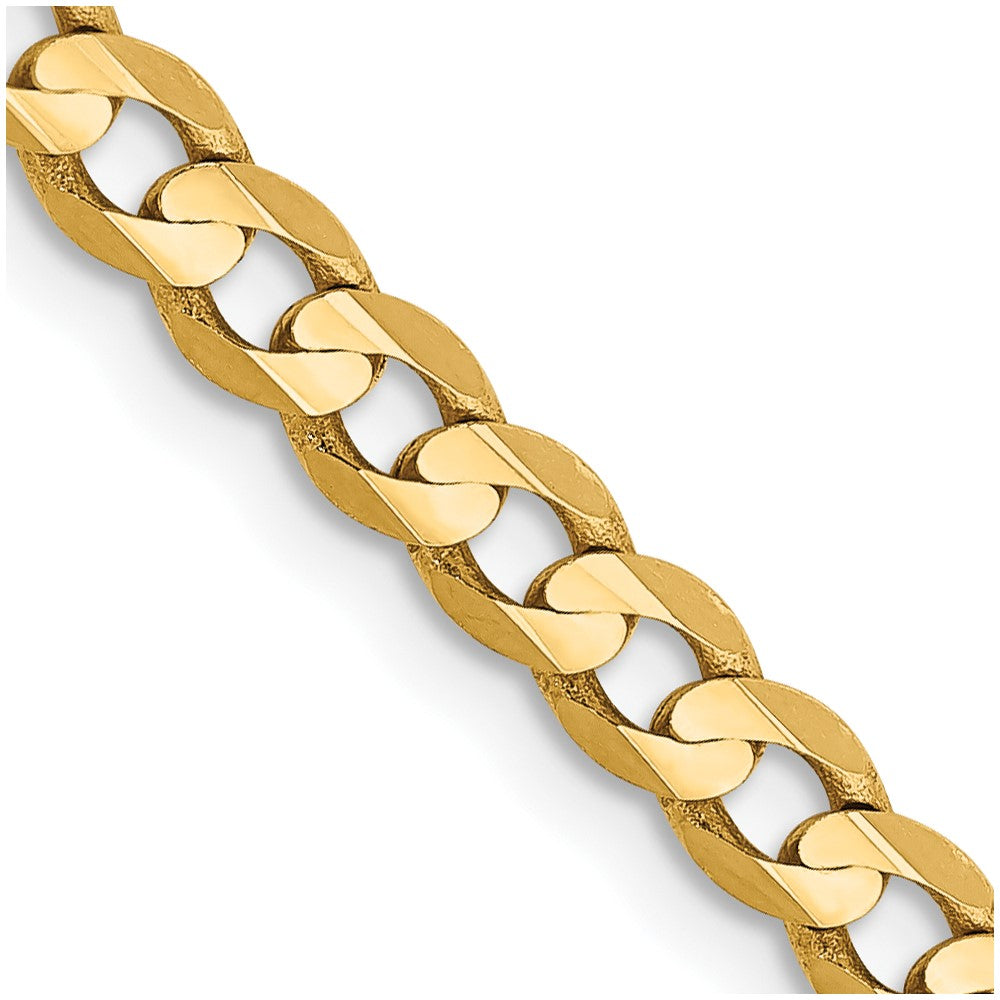 Gold (10K & 14K) Open Concave Curb Chain