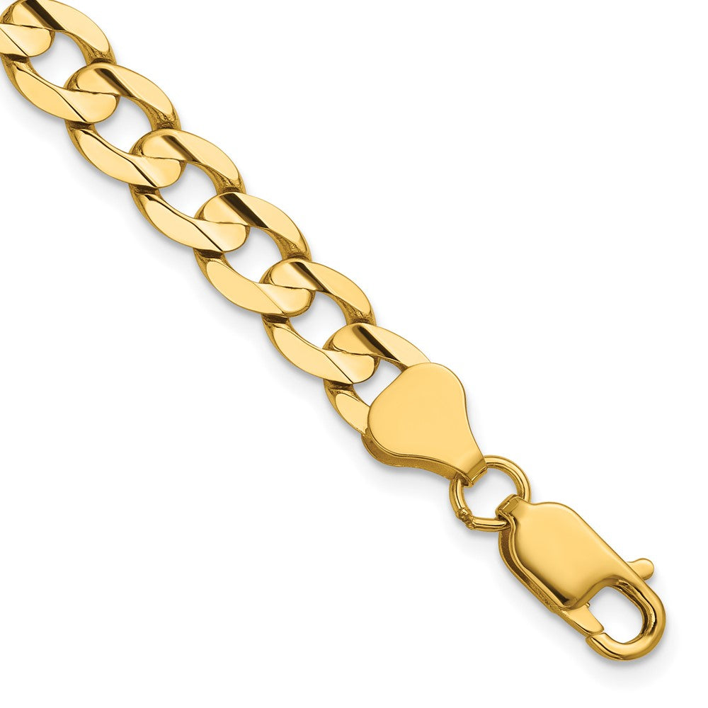 Gold (10K & 14K) Open Concave Curb Chain