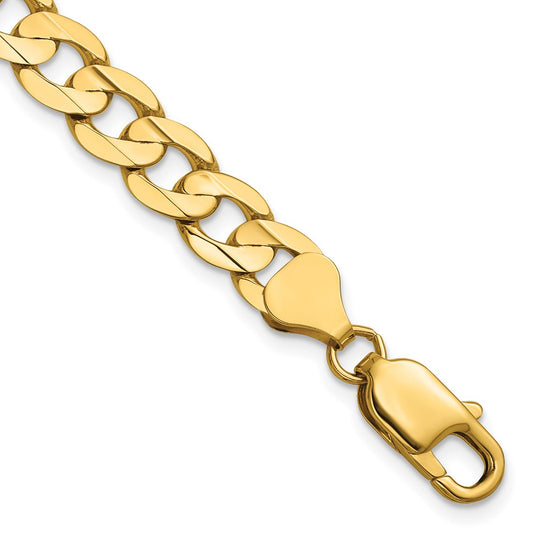 Gold (10K & 14K) Open Concave Curb Chain